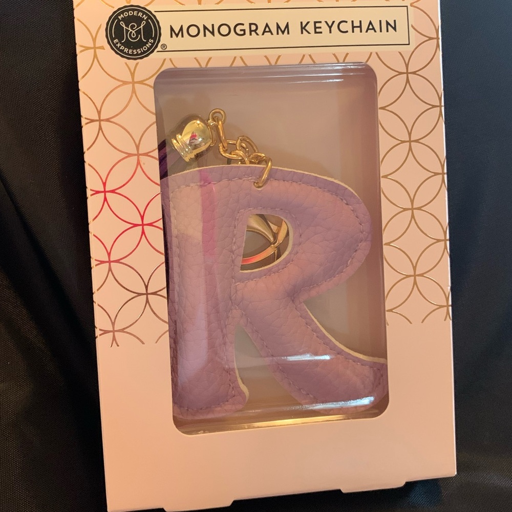 Monogram Keychain With Tassel - Picture 4 of 6